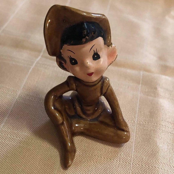 Vintage ceramic elf made in Japan is so cute Elf